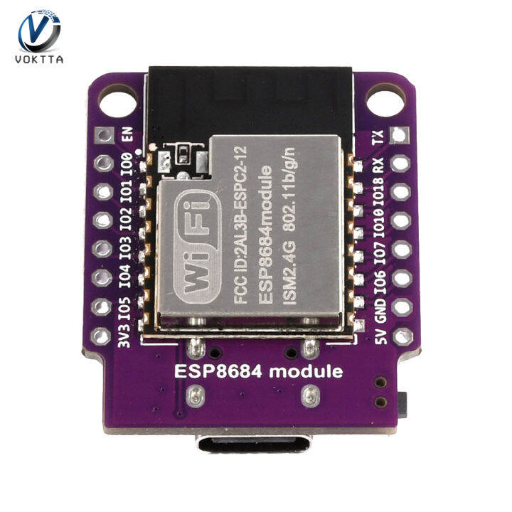 VOKTTA Wemos D1 Mini ESP8266 ESP32 ESP32-C2 Devkit Serial WiFi ...