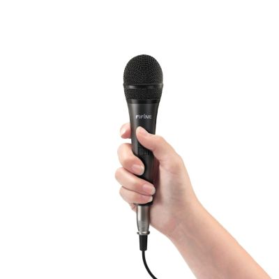Fifine Dynamic 14 Connection Vocal Microphone for Speaker Family Karaoke Small stage with OnOff Switch k6