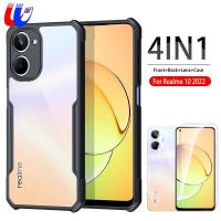 SGP 4in1ไฮบริดสำหรับ Realme 10เคสอะคริลิคใสฝาครอบกล้องหลัง2022 Realme Oppo realme 10 Pro plus 5G 10เคส9 Pro + 9Pro 5G 7i 8i 9i 6i 5i 5 6 7 8 5G 8 Pro