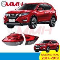 Nissan X-Trail XTRAIL X TRAIL T32 2017-2019 LED เสื้อ​ไฟท้าย ไฟท้าย​แต่ง ไฟท้ายไฟเบรค​ ไฟเลี้ยว Taillamp Taillight ไฟท้าย​ พร้อมทับทิม ไฟท้ายกันชนหลังสําหรับ​ ทับทิมในฝาท้ายไฟท้าย ไฟเบรก ไฟสัญญาณเตือน