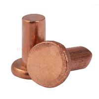 M1.5 M2 M2.5 M3 M4 M5 M6 M8 Brass Solid Rivet Flat Head Copper Rivets