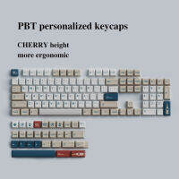 ฝาครอบแป้นเปลี่ยนคีย์บอร์ด PBT Dye Sublimation Mechanical Keyboard Keycap อุปกรณ์เสริมคีย์บอร์ดตามหลักสรีรศาสตร์-qlcaee181