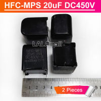 2Pcs HFC-MPS 20UF DC 450V 5% Daikin Inverter AIR Conditioner Capacitor DV450V 20UF Capacitance Pitch 28มม. ยี่ห้อใหม่