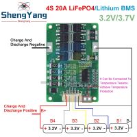 TZT BMS 4S 20A 3.2V 3.7V LiFePO4 / Lithium Battery Charge Protection Board 12.8V 14.4V 18650 32650 Battery Packs With Balanced