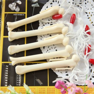 3pcs Office Stationery Personalized Funny Hanging Rope Bone Pen Student Featured Rewards Creative Bone Ball Pen Can be Wholesale Pens
