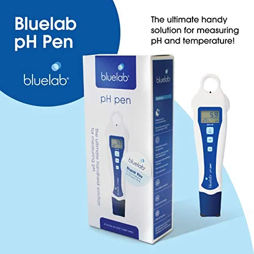 Bluelab PENPH pH Pen Fully Waterproof Pocket Tester, Easy Calibration
