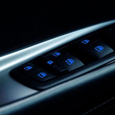 Car Stickers Window Button Luminous Sticker Door Switches Accessories Auto Switch Night Lifter Fluorescent Interior Decals R7Z1