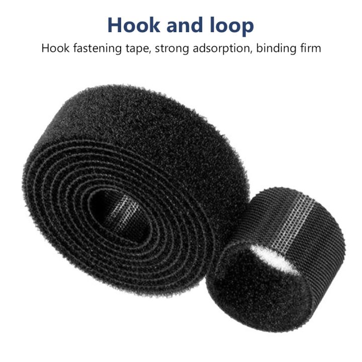 ultra-thin-micro-soft-nylon-hook-buckled-bandage-loop-fastener-tape-clip-holder-protector-cable-ties-strap-long-1-5cm-width-1-5m