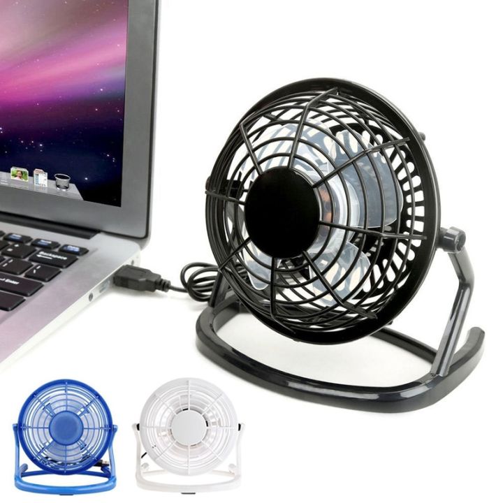 ใหม่-universal-usb-พัดลมเงียบสำหรับ-office-home-pc-แล็ปท็อปโน้ตบุ๊ค-macbook-ฤดูร้อนพัดลมระบายความร้อนหมุนได้-mini-usb-พัดลม4ใบมีด