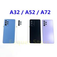 ฝาครอบด้านหลังเหมาะสำหรับ Samsung Galaxy A32 A72 A52 4G 5G เคสหลังโทรศัพท์อะไหล่สติ๊กเกอร์ติดผนังฝาประตูพลาสติกแบตเตอรี่