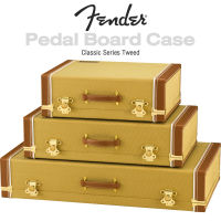 Fender® Pedal Board Case Classic Series Tweed กล่องใส่บอร์ดเอฟเฟค กล่องเอฟเฟคกีตาร์ ลายคลาสิค Tweed พร้อมสายรัดบอร์ด
