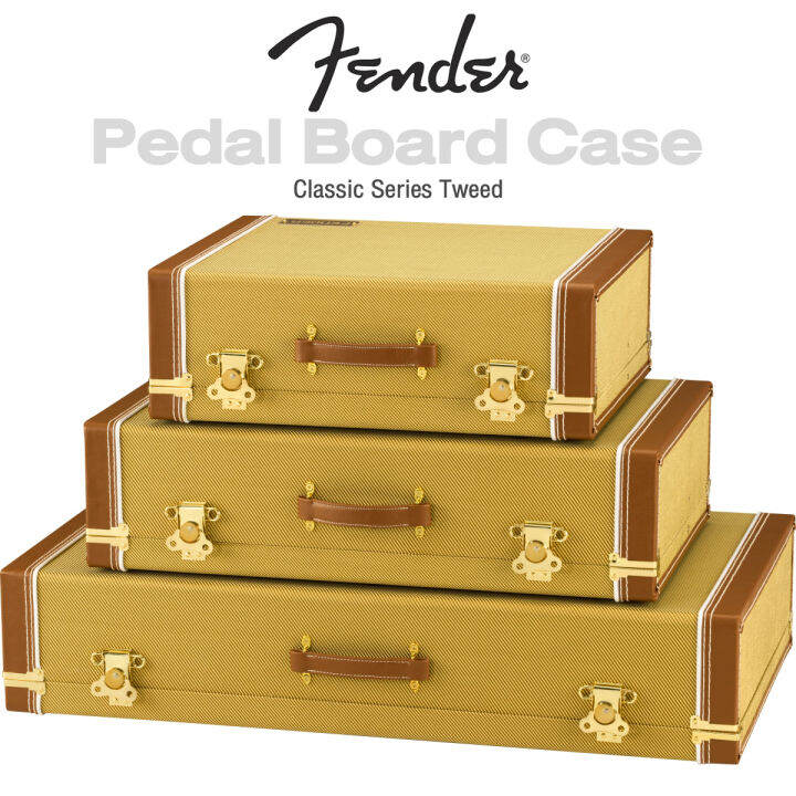 Fender® Pedal Board Case Classic Series Tweed กล่องใส่บอร์ดเอฟเฟค กล่อง