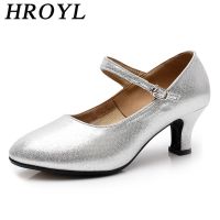 hot【DT】 Soft Sole Ballroom Shoes Tango Latin Dancing shoes Ladies 3.5/5.5CM Sandal HROYL