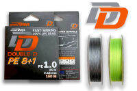 อุปกรณ์ตกปลา สาย PE 7DAYS X8+1 รุ่น Double D 150m. สีเทา