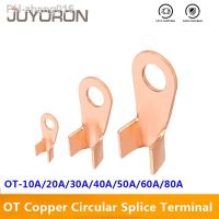 Dia Copper Wire Open Lugs OT-10A 20A 30A 40A 50A 60A 80A 100A Battery Cable Connector Naked Crimp Terminal