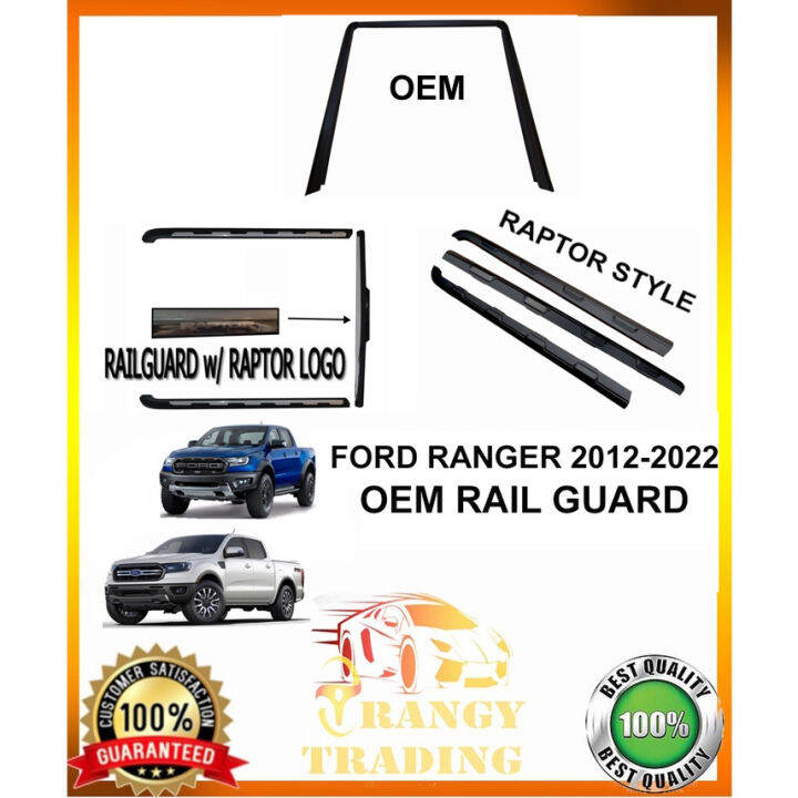 Ford Ranger 2012 to 2022 OEM / RAPTOR STYLE V2 Black Chrome / RAPTOR ...