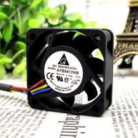 Original Delta AFB0412HB 4ซม. 12V 0.16A 4015การวัดความเร็ว Double Ball Cooling Fan