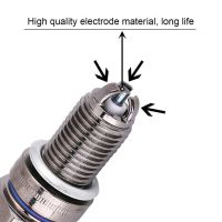 1/2Pcs Racing Spark Plug 3 Triple Electrode A7TC D8TC For GY6 CG 50 70 110 125 150CC Motorcycle Atv Scooter Dirt Bike Go KartTH