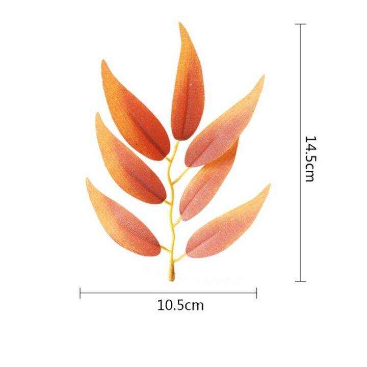 Retro Willow Leaves DIY Flower Arrangement Fake Leaf Simulation Willow