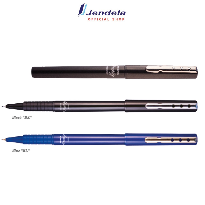 Bolpoin Fineliner Prestige Hitam Dan Biru Harga Satuan ATK | Lazada