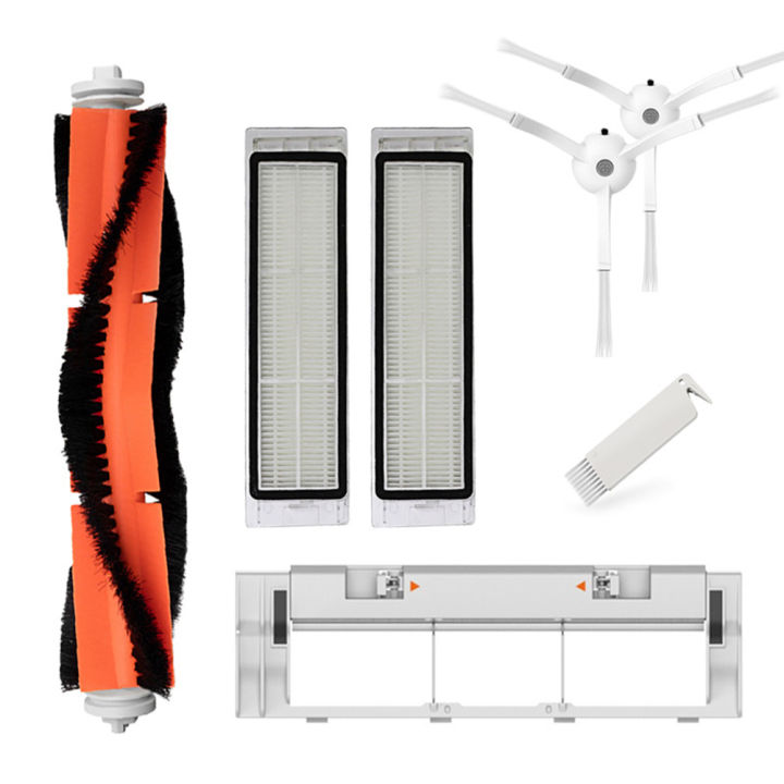 10แปรงกวาดชิ้น-เซ็ตตัวกรองฝุ่นน้ำยาทำความสะอาดอัจฉริยะอุปกรณ์เสริมสำหรับ-xiaomi