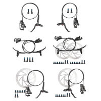 Mountain Bike Disc Brake Set Hydraulic Disc Brake with 160mm Rotors + Bolts MTB Bicycle Brake Parts Cycling Accessories