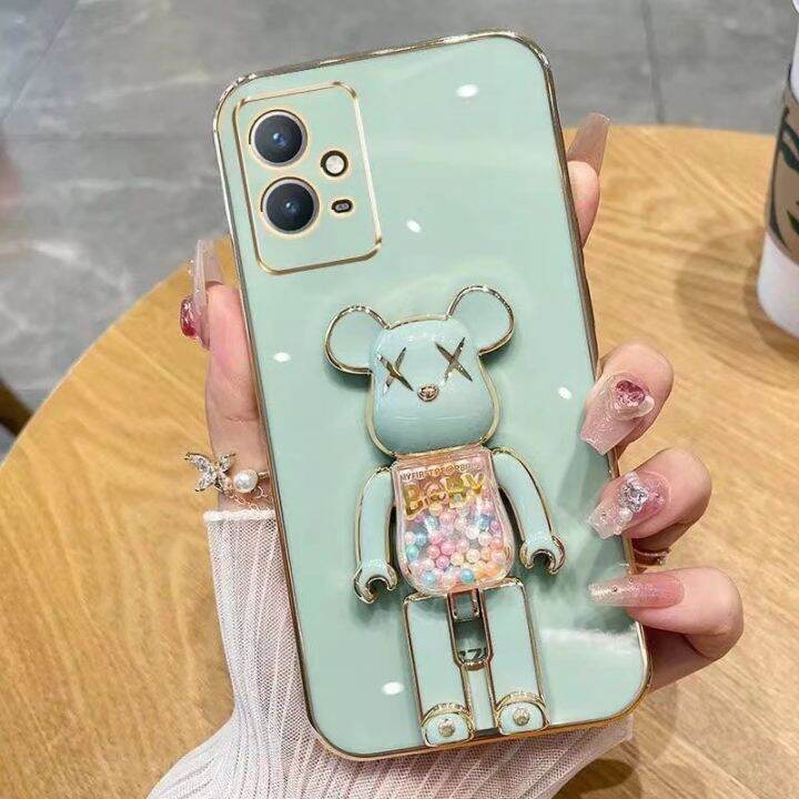 เคสสำหรับ-โทรศัพท์-vivo-y30-5g-y50-y31-ฝาหลังสุดหรู3มิติพร้อมที่จับ