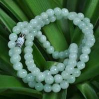 100 Natural New A JADE JADEITE Jade Necklace Bead Beads Necklace Amulet jewelry Jade