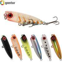 GANTUR โปร่งใส มีประโยชน์ Tackle เบ็ดตกปลา เหยื่อดินสอลูกเหล็ก ตกปลาในฤดูหนาว Minnow Lures