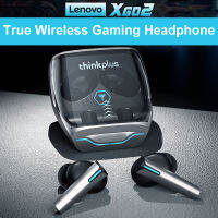 Lenovo XG02 True Wireless หูฟังสำหรับเล่นเกม Latency ต่ำหูฟังเล่นเกมส์ BT5.0หูฟังกีฬาชุดหูฟัง Touch Control พร้อมไมโครโฟนชาร์จ