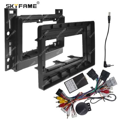 SKYFAME Car Frame Fascia Adapter Canbus Box Decoder Android Radio Dash Fitting Panel Kit For Chevrolet Pontiac Saturn Universal