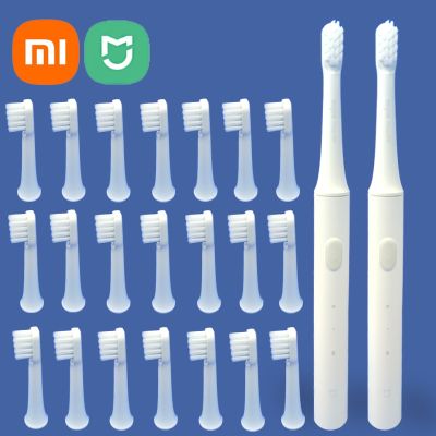 Mijia แปรงสีฟันไฟฟ้า T100แปรงสีฟันโซนิคแปรงสีฟันอัลตราโซนิกอัตโนมัติเปลี่ยนได้หัวแปรงกันน้ำ