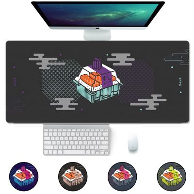 Sushi Suitchi Gaming Mouse Pad Black Large Extended Mousepad XL Gaming Deskpa