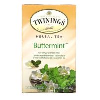 Twinings tea &amp; Buttermint? Caffeine Free 20 Bags tea ปราศจากคาเฟอีน บรรจุ 20 ถุงชา