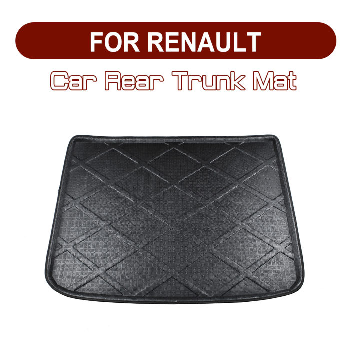 รถด้านหลัง-boot-mat-พรม-anti-mud-cargo-กันน้ำสำหรับ-renault-koleos-fluence-scenic-1-2