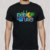 [S-5XL]เสื้อยืด พิมพ์ลายโลโก้ Pablo Cruise สีดํา สไตล์ฮิปฮอป คลาสสิก ขนาดใหญ่ สําหรับผู้ชาย  LV8K