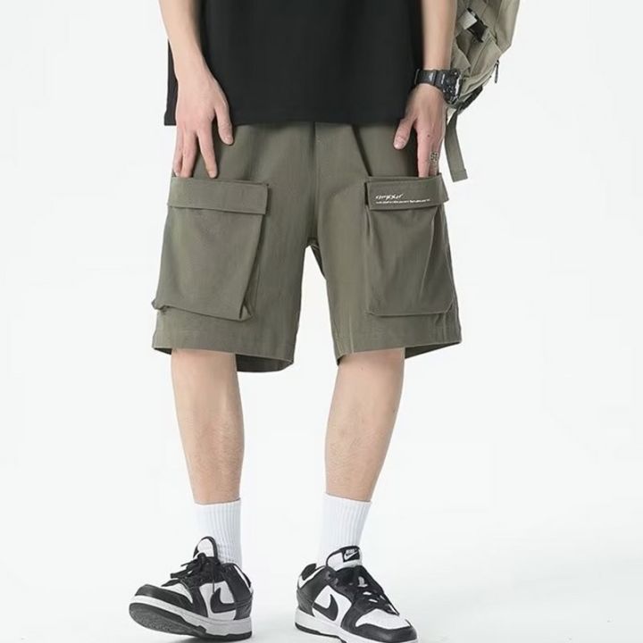 claribelzi-กางเกงขาสั้นผู้ชาย-ทรงสปอร์ต-สีพื้น-ระบายอากาศได้ดี-สไตส์เกาหลี-จัดส่งได้ตลอดเวลา