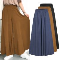 2022 Spring and Summer Plus Size Womens Stretch Belt Wide-Leg Pants Womens Solid Color Wide Full-Length Pants Casual Pants