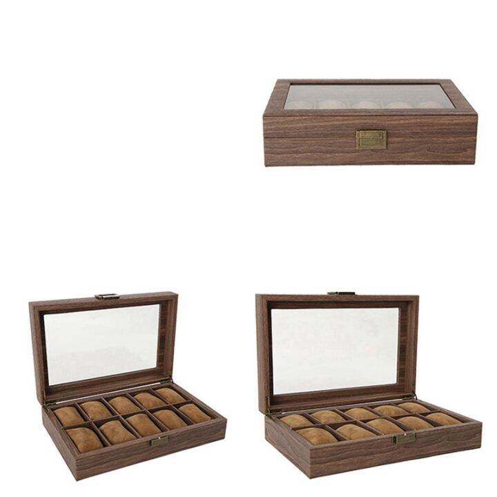 multiple-watch-box-wooden-jewelry-storage-packaging-box-window-glass-display-box-jewelry-storage-box