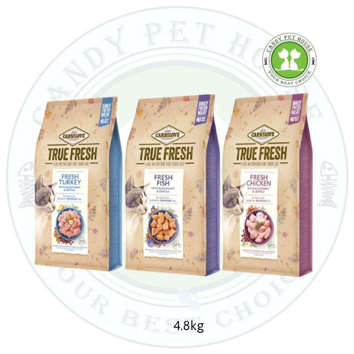 Carnilove True Fresh Cat Dry Food4.8kg (BIG) Lazada