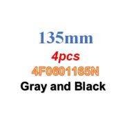 4ชิ้นหมวกศูนย์ล้อรถสีดำเทาที่กำหนดเองครอบคลุมฮับ R8มม. 4F0601165N 135มม. สำหรับ A4 A3 A5 A6 A7 A8 Q5 S4 S5 TT