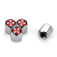 4 X Auto Accessories Umbrella Corporation Metal Car Wheel Valve Caps Covers for Ram Caliber Avenge Charger Viper Durango Journey Valve Stems  Caps  Ad