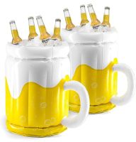 【CW】 2022 creative pvc inflatable ice bucket beer mug bar water drink tray cup