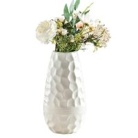 【YF】✁♘  Vases Vase Decoration Pot Striped Faux Dried Decorations