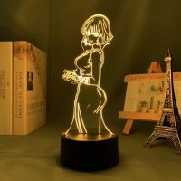 3d Led Night Lamp Fubuki Figure for Room Decor Birthday Gadget