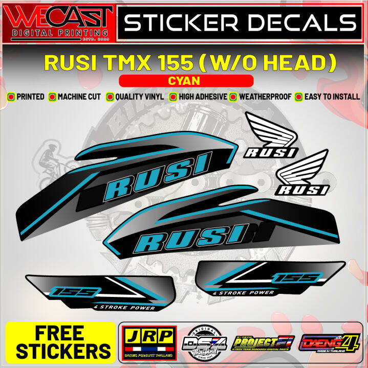 RUSI TMX 155 MOTORCYCLE DECALS | Lazada PH