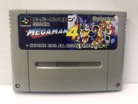 ตลับ SFC Mega Man 4  ตลับแฟนคลับ ทำขึ้นไม่มีจำหน่ายเป็นทางการ ตลับผลิตใหม่  ตลับ SFC (Repro )