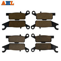 AHL Motorcycle Front &amp; Rear Brake Pads For YFM550 YFM 550 FGHY FGPY YFM700 YFM 700 FGPW FGPX FGPY FGPZ Grizzly