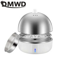 DMWD ไฟฟ้าในครัวเรือนไข่ Steamer Boiler สแตนเลสอัตโนมัติ Multi หม้อหุงข้าว7ไข่คัสตาร์ดนึ่งหม้อหุงข้าว220V