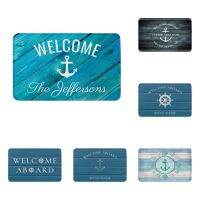 Wood Grain Anchor Nautical Door Mats Kitchen Mats Door Mats Entry Doors Soft Bathroom Mats Welcome Mats Fun Entry Door Mats